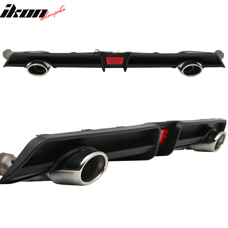 2016-2021 Honda Civic Rear Bumper Diffuser w/ 4in Exhaust Tips