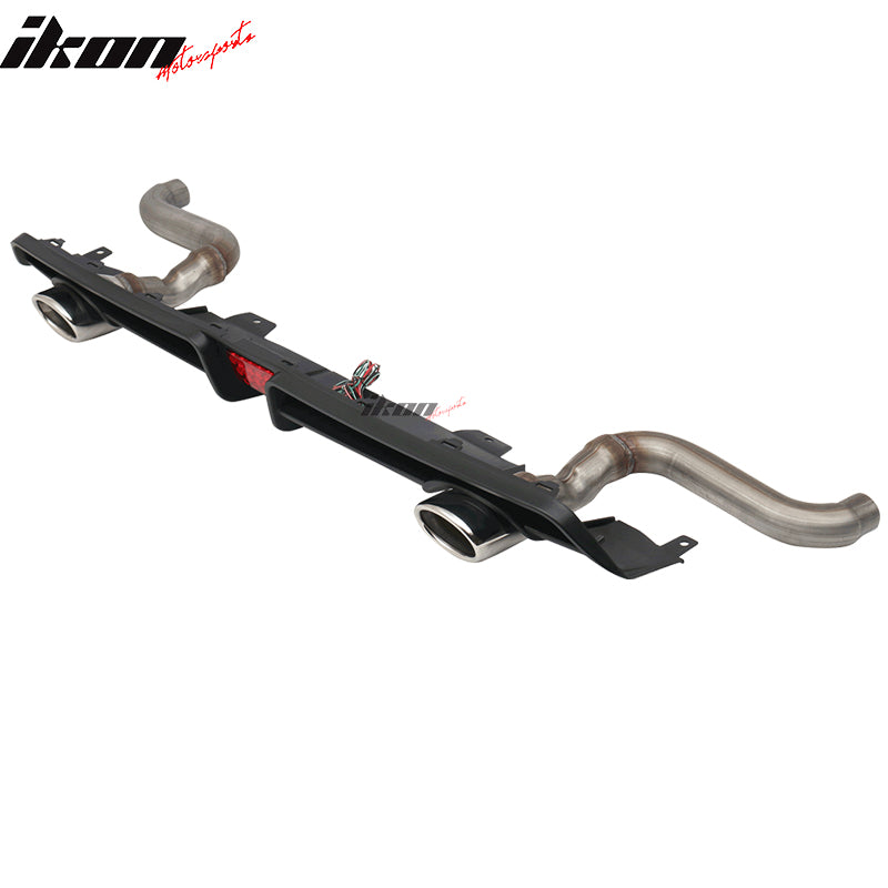 2016-2021 Honda Civic Rear Bumper Diffuser w/ 4in Exhaust Tips