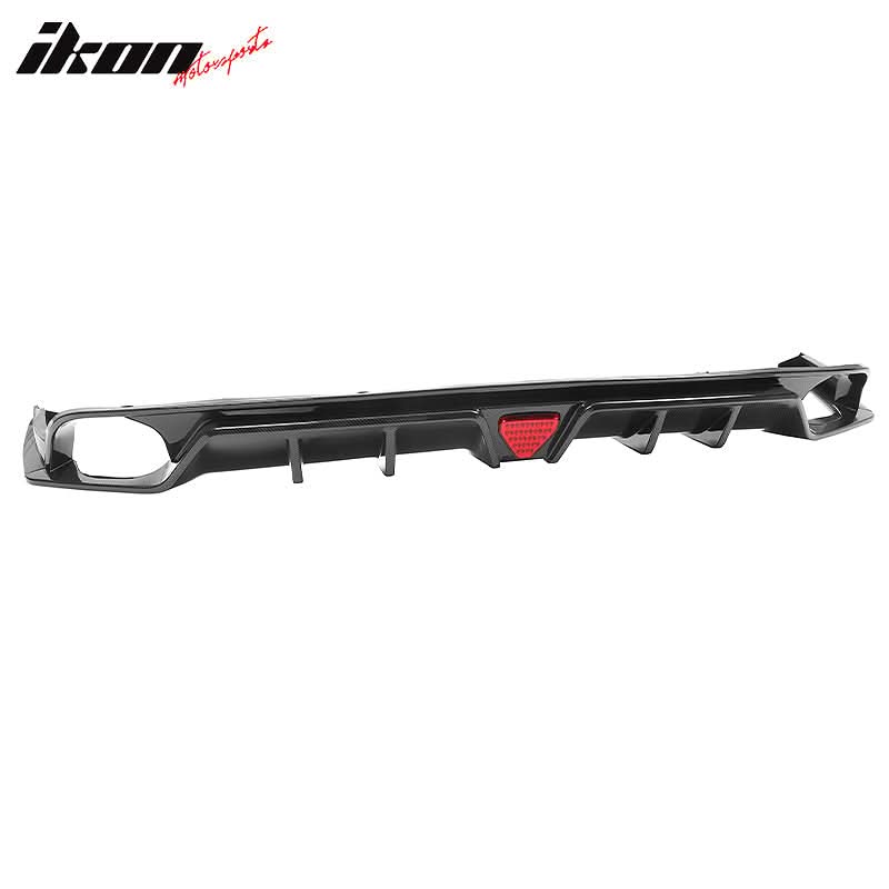 2022-2023 Honda Civic Sedan 4-Door Rear Bumper Diffuser Lip 3PC PP