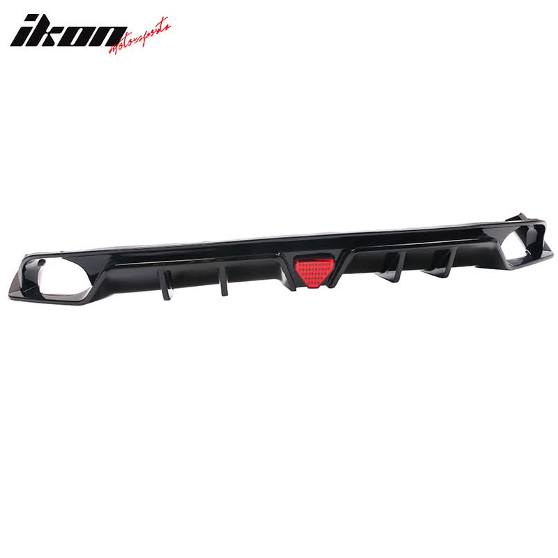 2022-2023 Honda Civic Sedan 4-Door Rear Bumper Diffuser Lip 3PC PP