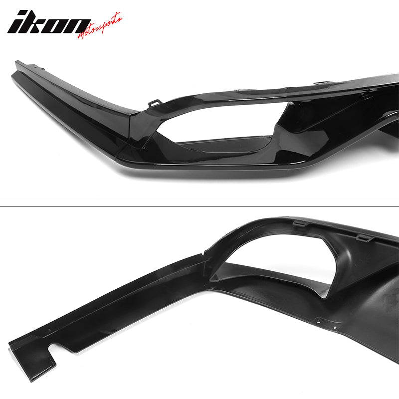 2022-2023 Honda Civic Sedan 4-Door Rear Bumper Diffuser Lip 3PC PP