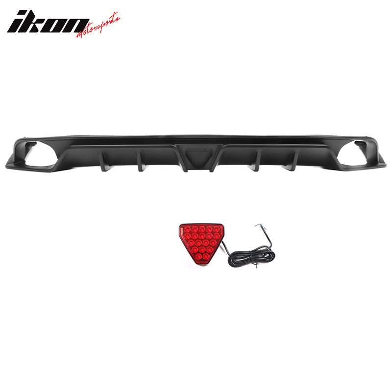 2022-2023 Honda Civic Sedan 4-Door Rear Bumper Diffuser Lip 3PC PP