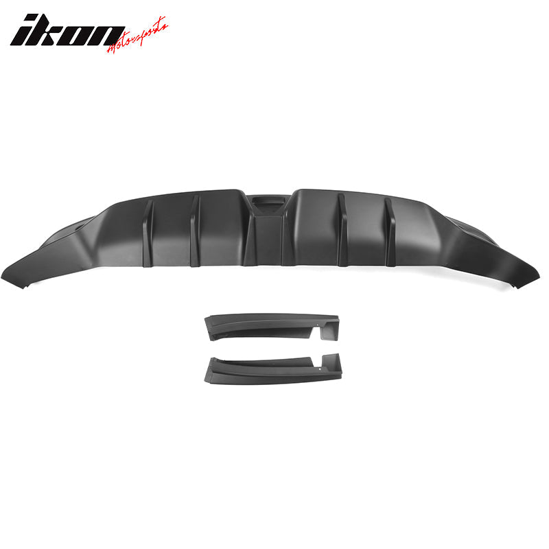 2022-2023 Honda Civic Sedan 4-Door Rear Bumper Diffuser Lip 3PC PP
