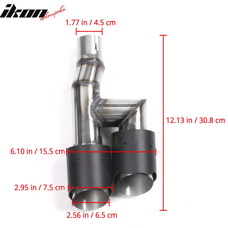 2022-2023 Honda Civic Sedan 4-Door Rear Bumper Diffuser Lip 3PC PP