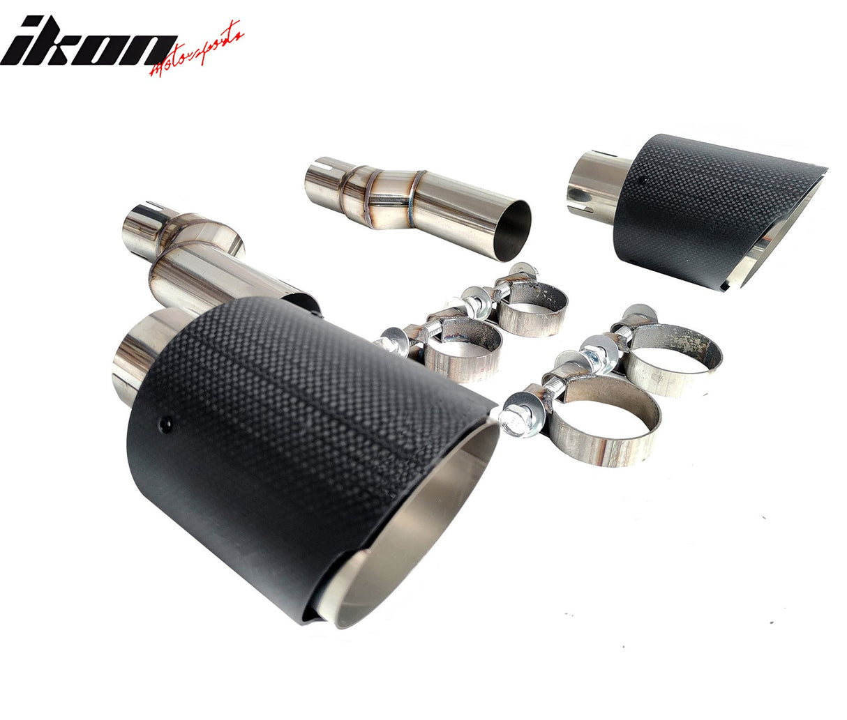 2022-2024 Civic EX/Touring/Si Sedan Gloss Rear Diffuser W/LED+Dual Tip