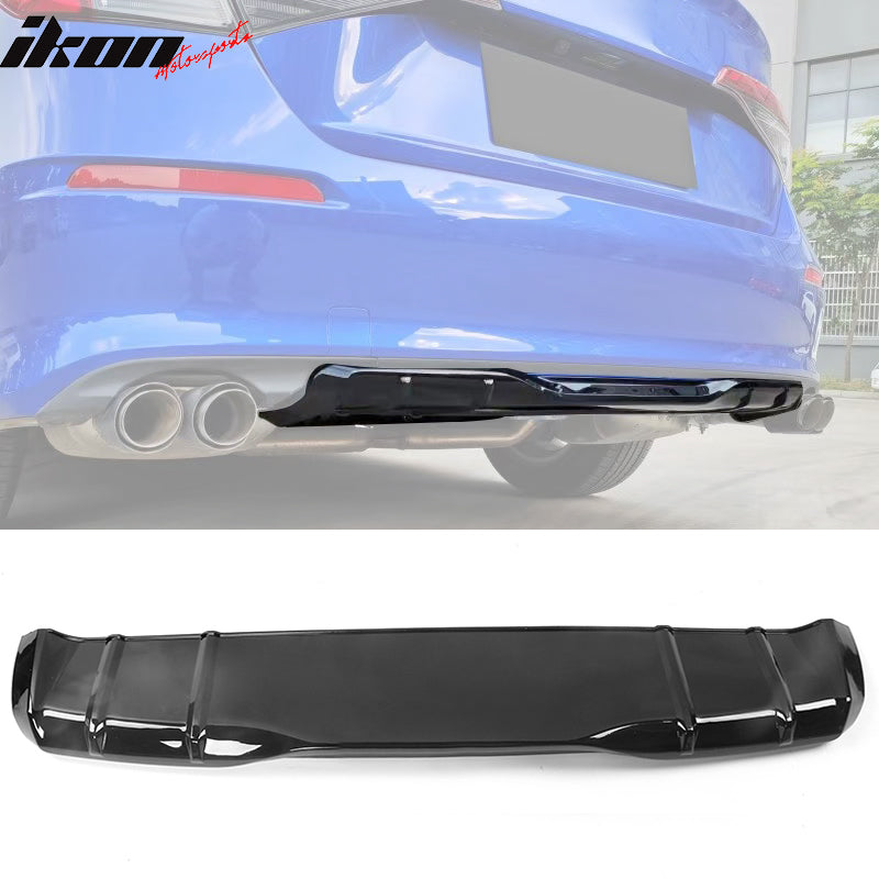 2022-2024 Honda Civic 4Dr MD Rear Bumper Diffuser PP