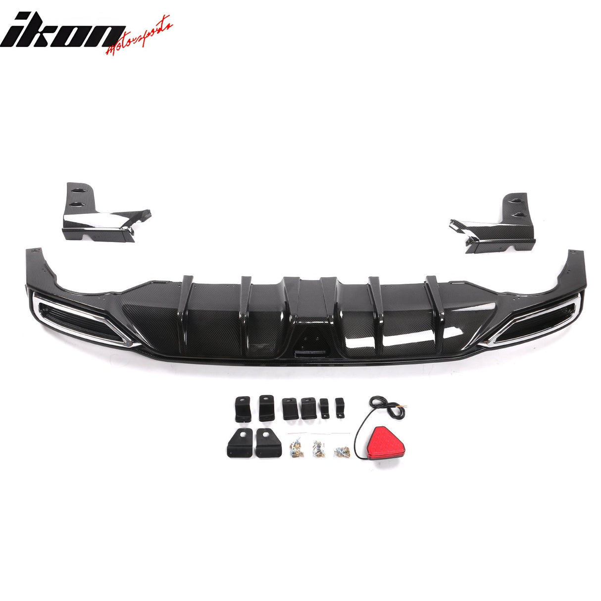 2022-2024 Honda Civic Rear Diffuser Lip W/ Corner Spats PP