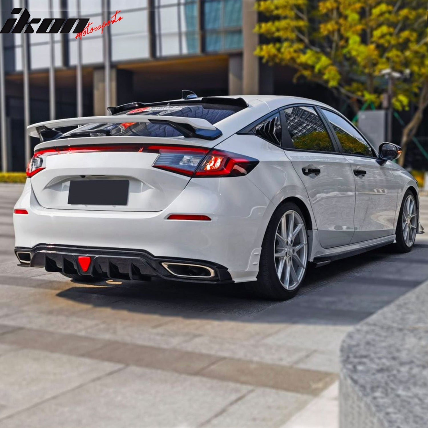 2022-2024 Honda Civic Rear Diffuser Lip Aprons PP