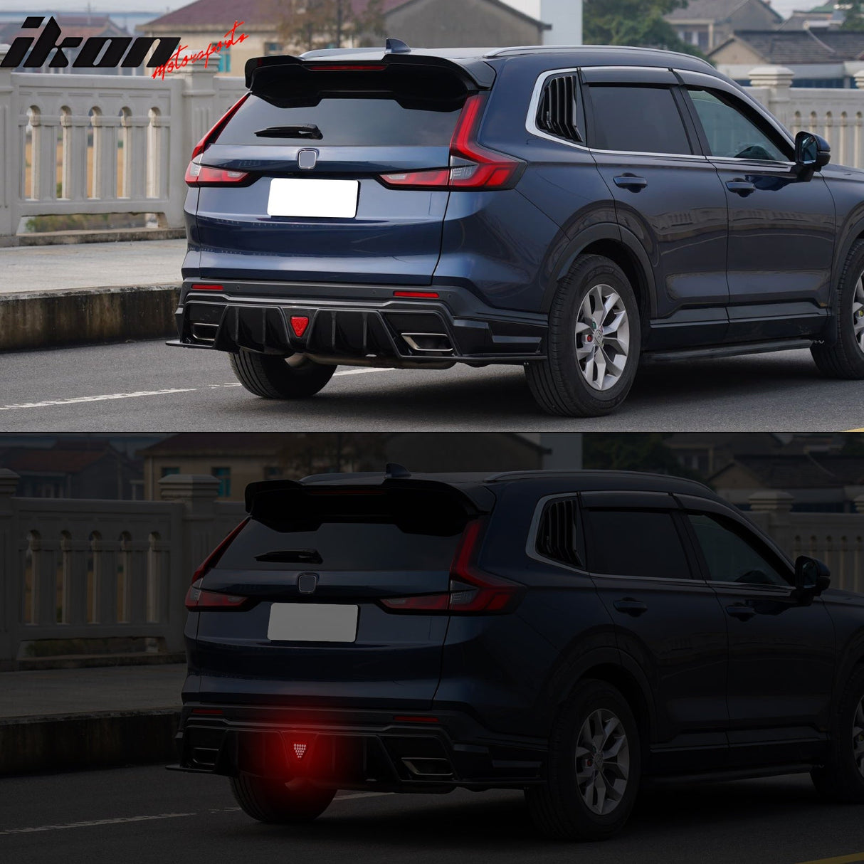 2023-2025 Honda CR-V Rear Diffuser Lip W/ LED PP