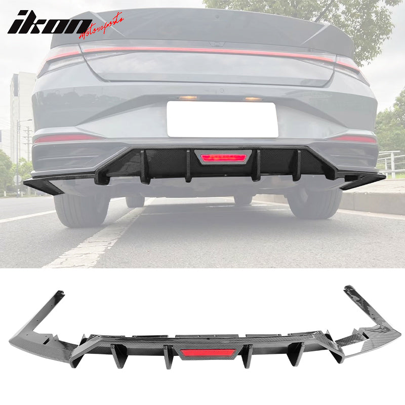 2021-2024 Hyundai Elantra 4DR Rear Bumper Diffuser PP