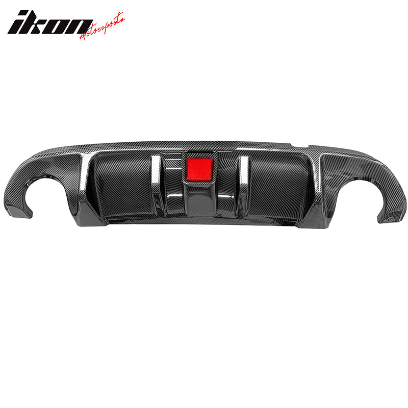 2014-2017 Infiniti Q50 LED Light Rear Bumper Diffuser PP