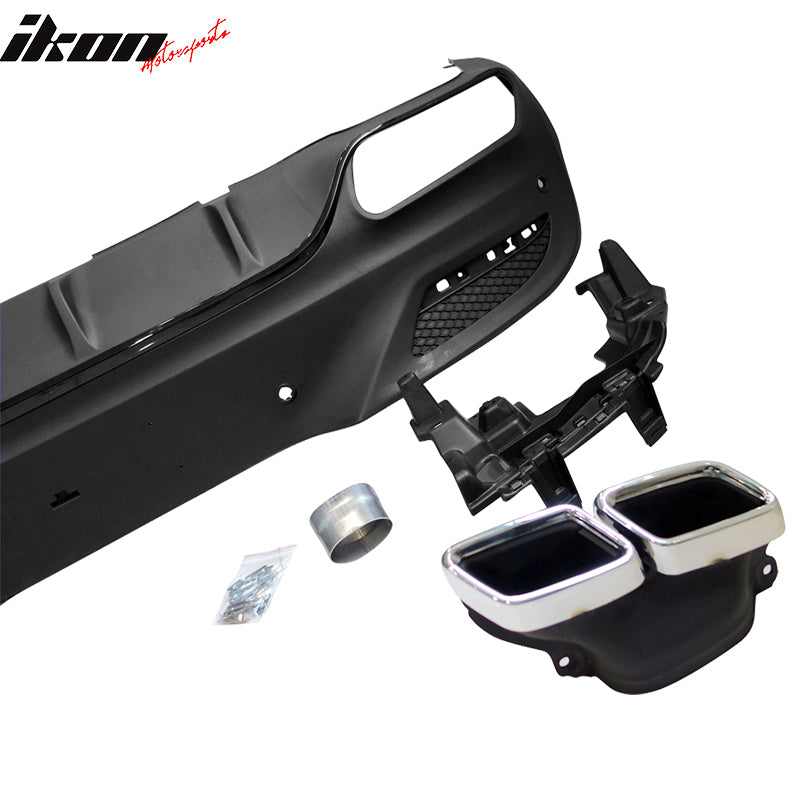2016-2019 Benz GLE-Class Coupe AMG Style Rear Bumper Lip Diffuser PP