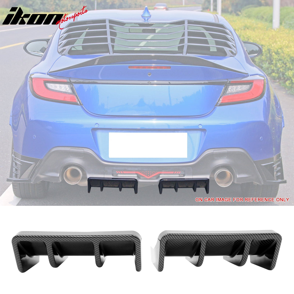 2022-2025 Subaru BRZ&Toyota GR86 JDM Carbon Fiber Print Black Rear Dif