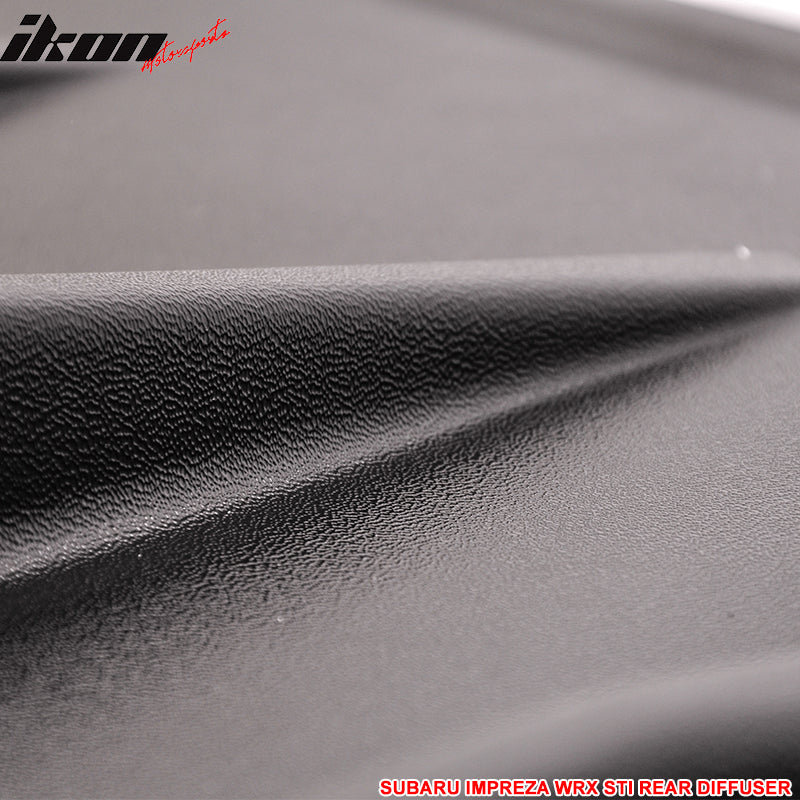 2002-2003 Subaru Impreza WRX STI HT Style Rear Bumper Diffuser ABS