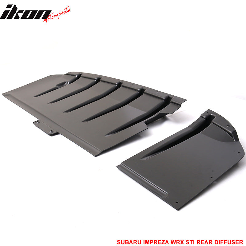 2004-2007 Subaru Impreza WRX STI HT Style Rear Bumper Diffuser ABS