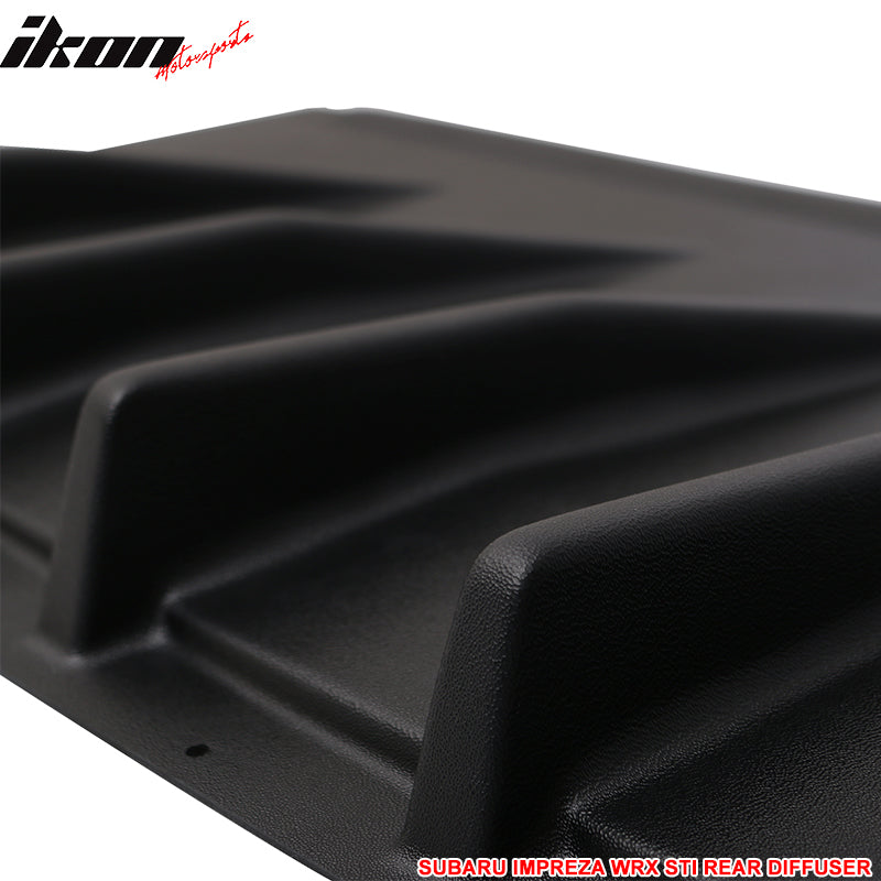 2004-2007 Subaru Impreza WRX STI HT Style Rear Bumper Diffuser ABS