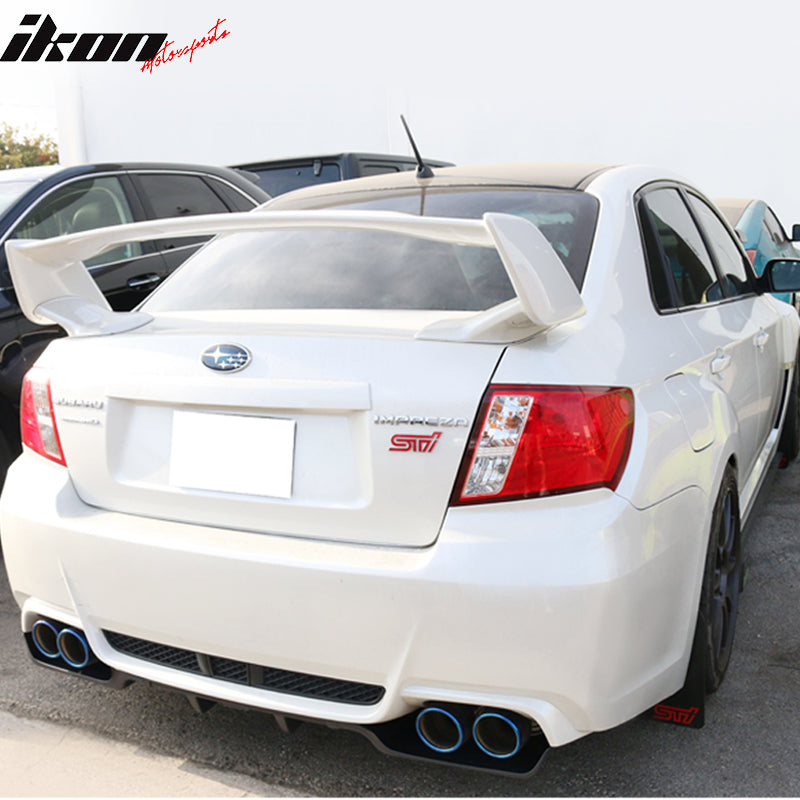 2011-2014 Subaru Impreza WRX STI Texture Black Rear Diffuser ABS