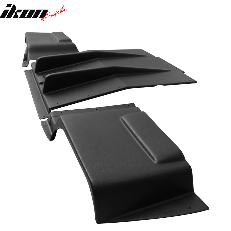 2011-2014 Subaru Impreza WRX STI Texture Black Rear Diffuser ABS