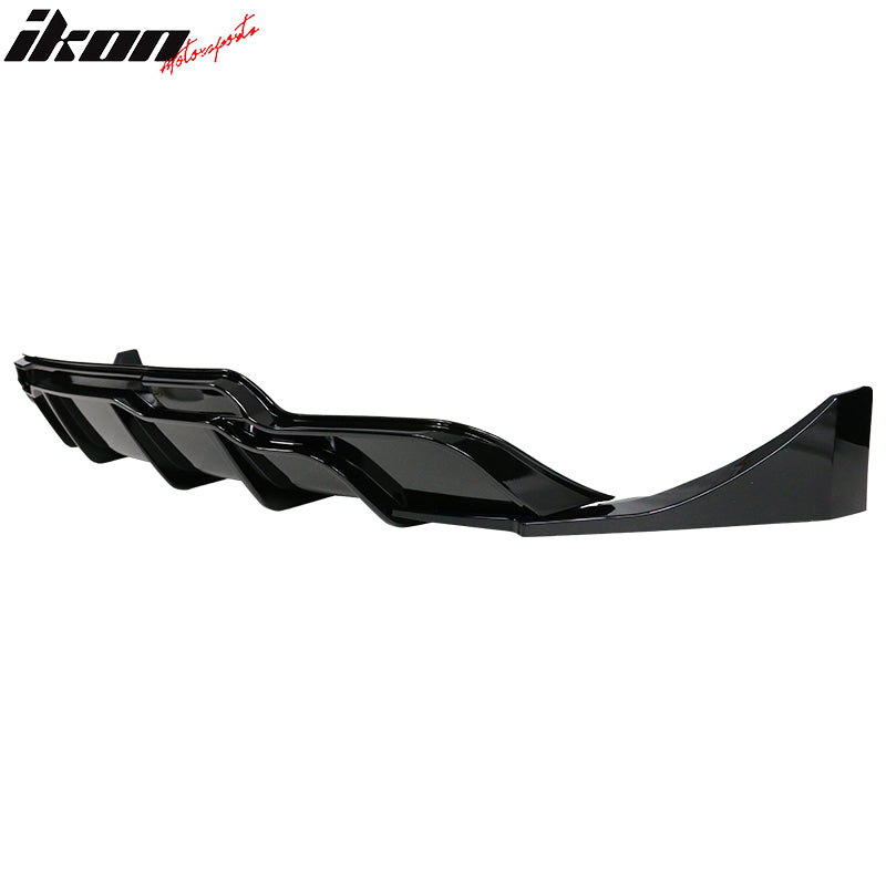 2017-2024 Tesla Model 3 Rear Diffuser with Aprons IKON Style 3PC