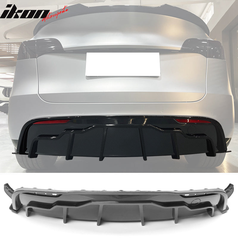 2020-2024 Tesla Model Y Rear Diffuser Shark Fin Splitter