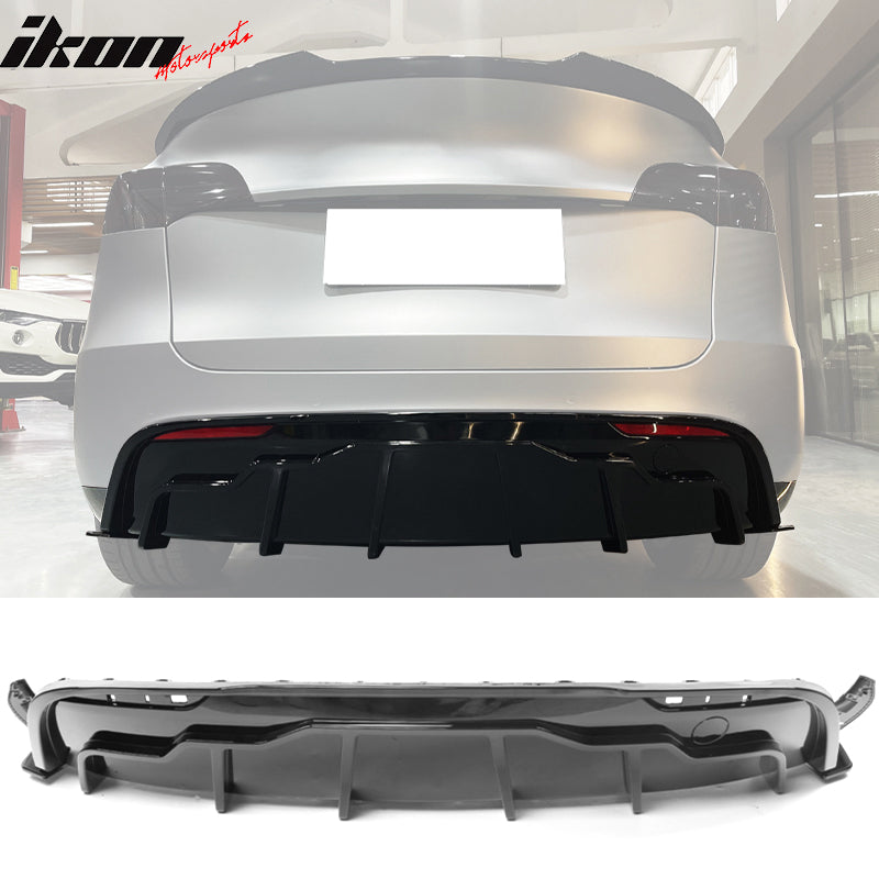 2020-2024 Tesla Model Y Rear Diffuser Shark Fin Splitter