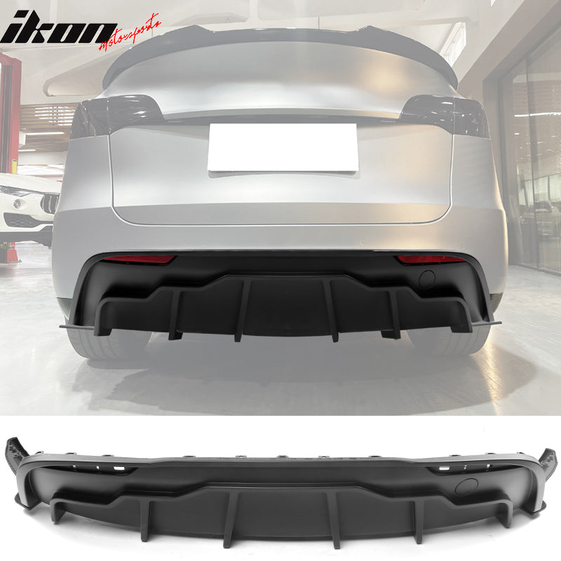 2020-2024 Tesla Model Y Rear Diffuser Shark Fin Splitter