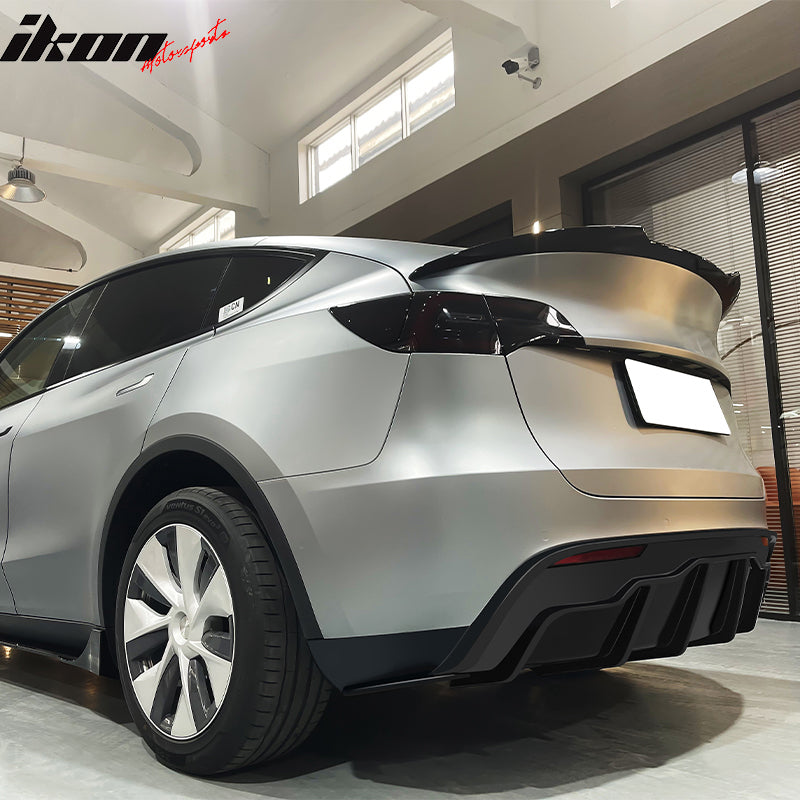 2020-2024 Tesla Model Y Rear Diffuser Shark Fin Splitter