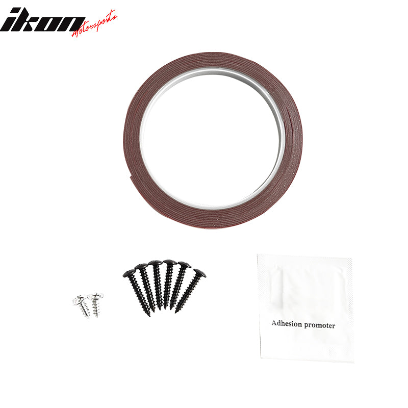 2020-2024 Tesla Model Y Rear Diffuser IKON Style W/ LED PP