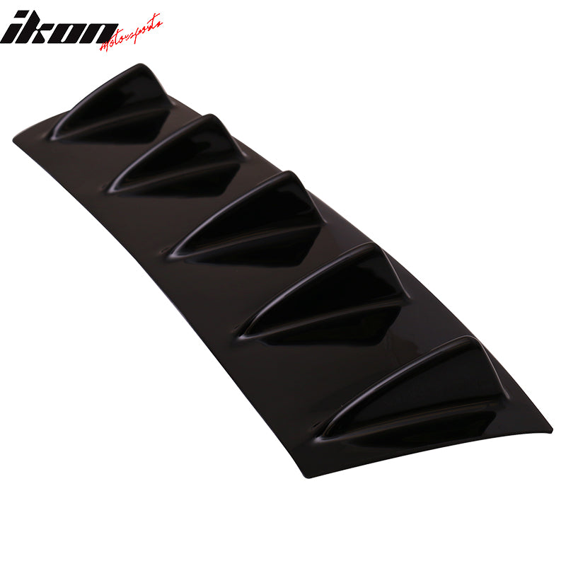 2003-2008 BMW Z4 E85 5 Fins Gloss Black Rear Bumper Diffuser ABS