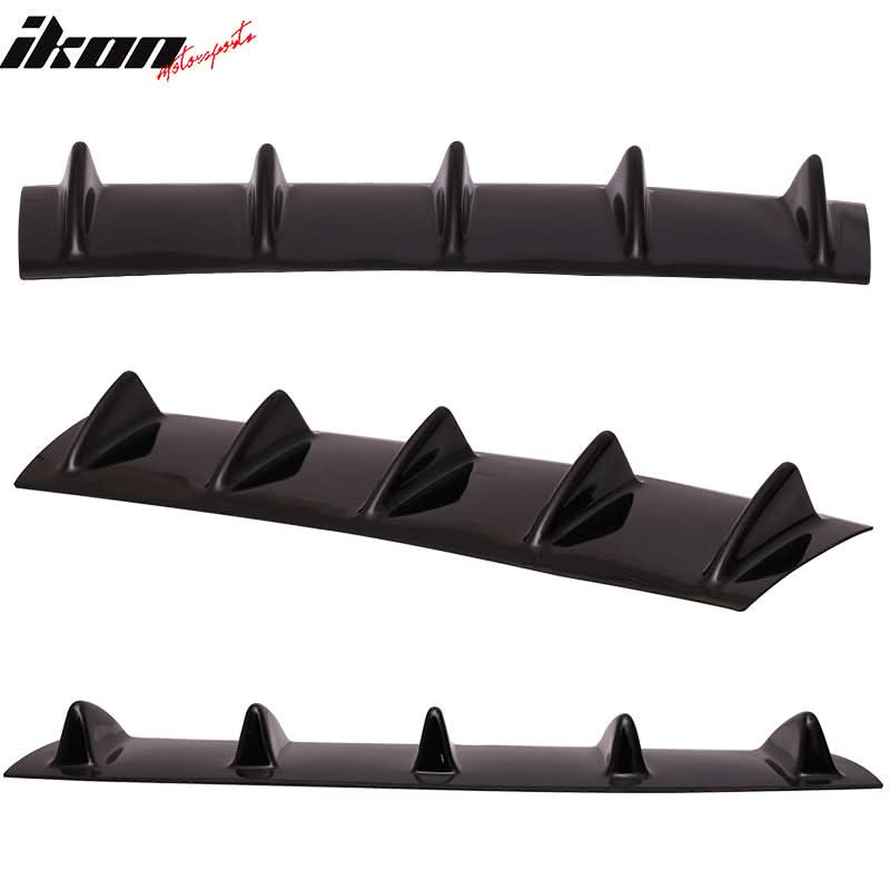 2006-2013 BMW E90 E91 E92 E93 3 Series Gloss Black Rear Diffuser ABS
