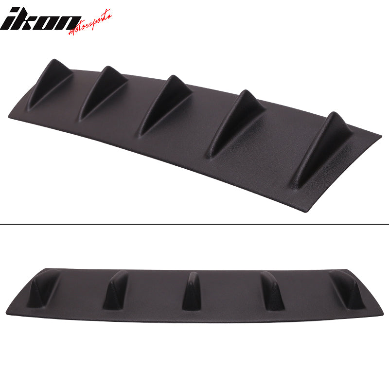 2015-2024 Dodge Charger V1 Matte Black Rear Bumper Lip Diffuser ABS