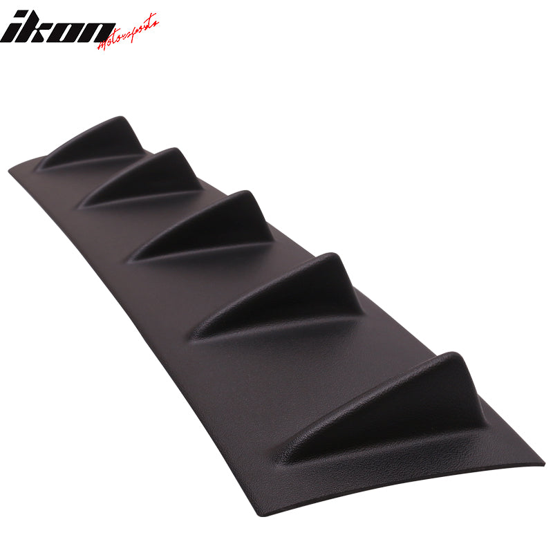 2015-2024 Dodge Charger V1 Matte Black Rear Bumper Lip Diffuser ABS