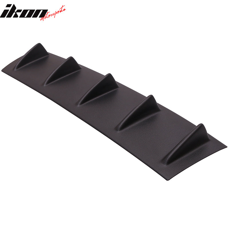 2003-2006 Infiniti G35 2DR V1 Matte Black Rear Bumper Lip Diffuser ABS