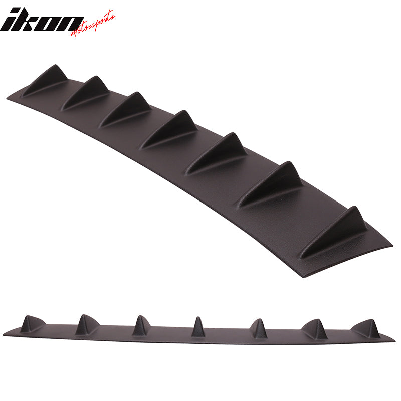 Infiniti G35 M25 M37 Sedan 7 Fin Matte Black Rear Bumper Diffuser ABS