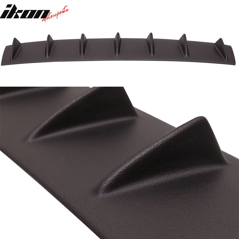 Kia Optima V1 Style 7 Fins Matte Black Rear Bumper Diffuser ABS