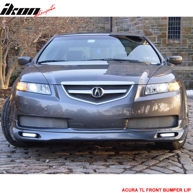 2004-2006 Acura TL Sedan JDM Style Unpainted Front Lip Splitter PU
