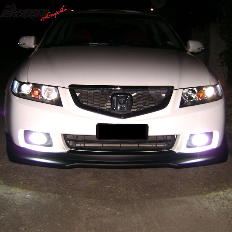 2004-2005 Acura TSX P1 Paint #B92P Nighthawk Black Pearl Front Lip PU