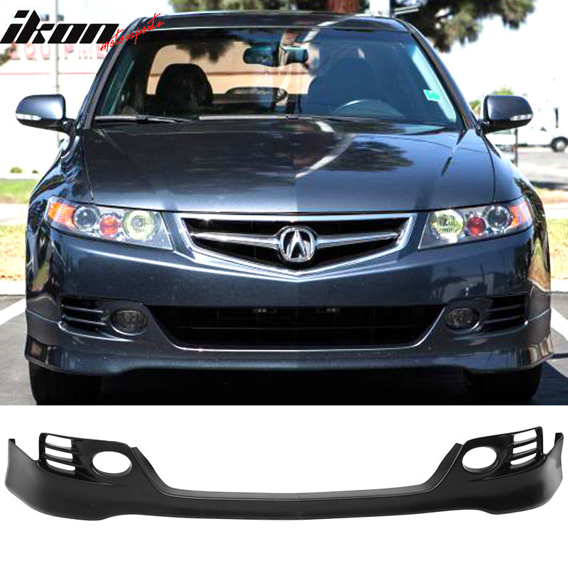 2006-2008 Acura TSX EURO-R Style Front Bumper Lip Painted
