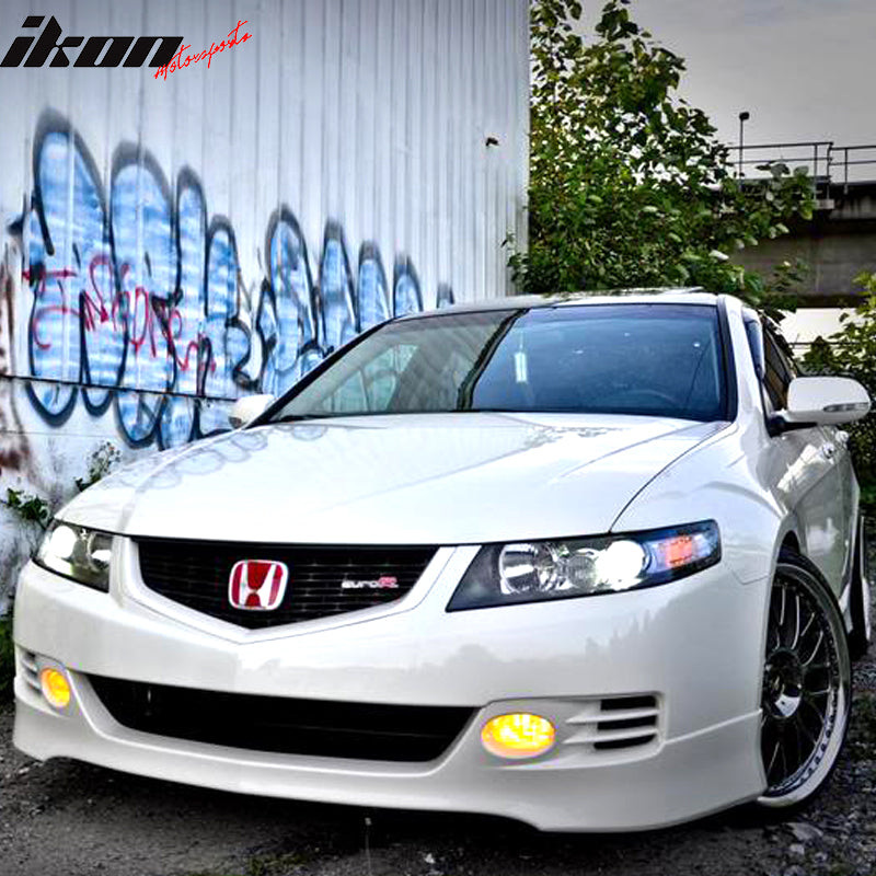 2006-2008 Acura TSX EURO-R Style Front Bumper Lip Painted