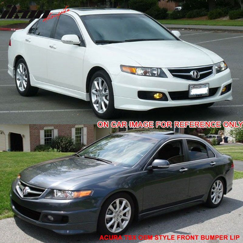 2006-2008 Acura TSX OE Style Painted Front Bumper Lip PU