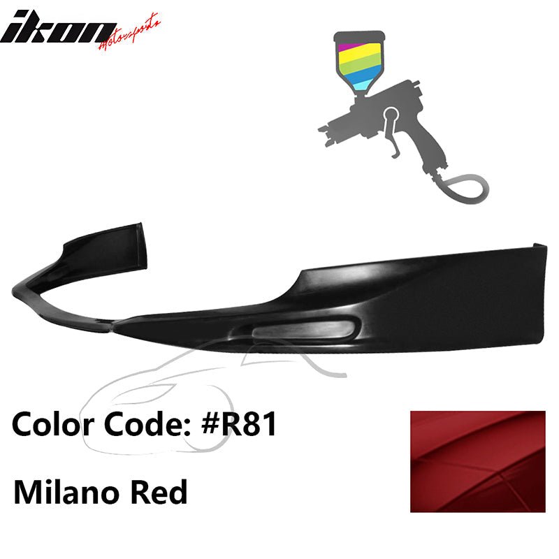 2009-2010 Acura TSX CU1 JDM Style Front Bumper Lip PU Painted