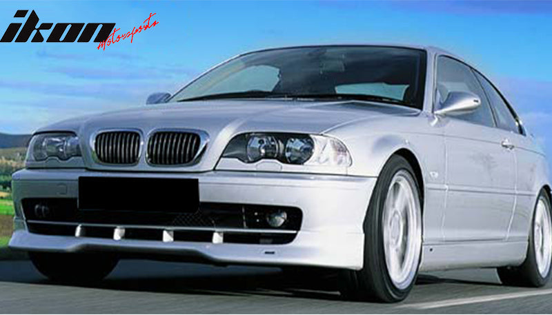 1999-2003 BMW E46 2Dr Coupe H Style Front Bumper Lip Chin Spoiler PU