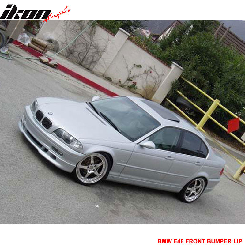 1999-2001 BMW 3 Series Sedan E46 325i 328i EURO Front Bumper Lip PU
