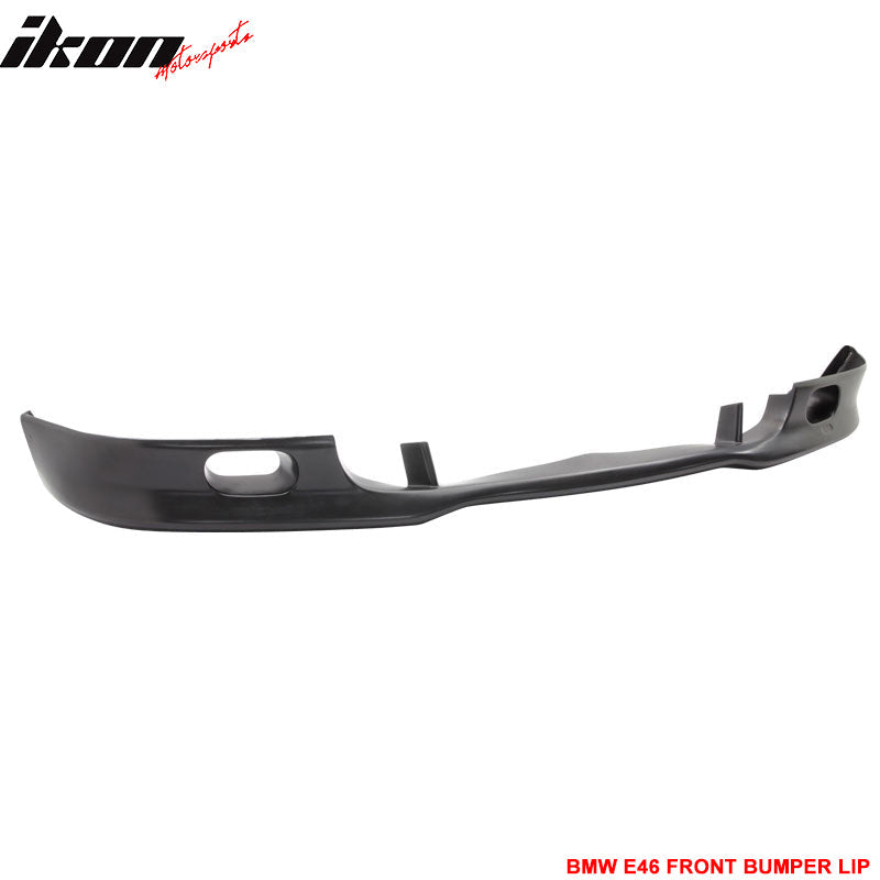 1999-2001 BMW 3 Series Sedan E46 325i 328i EURO Front Bumper Lip PU