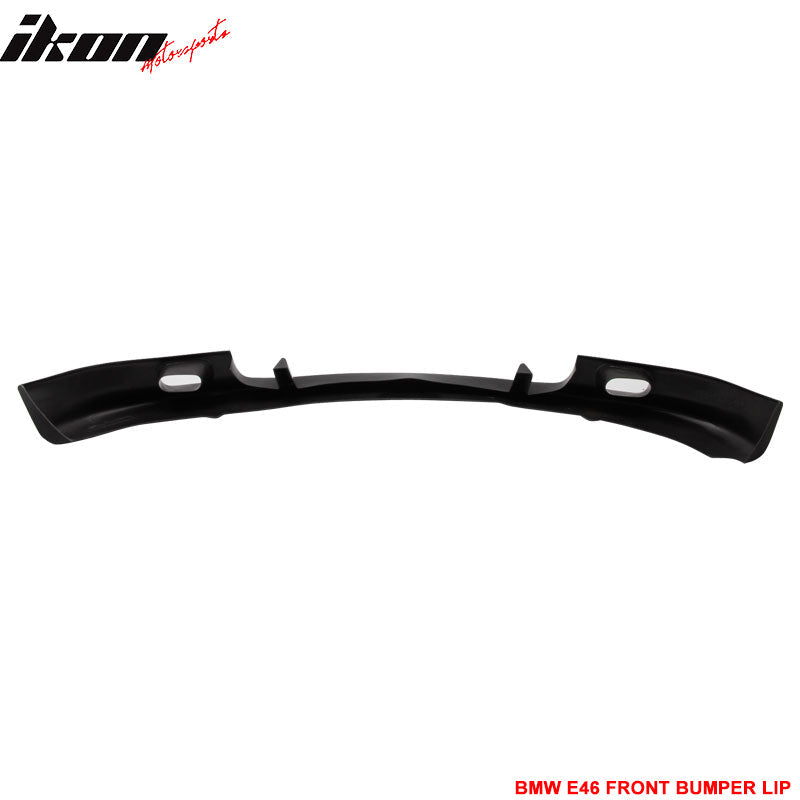 1999-2001 BMW 3 Series Sedan E46 325i 328i EURO Front Bumper Lip PU