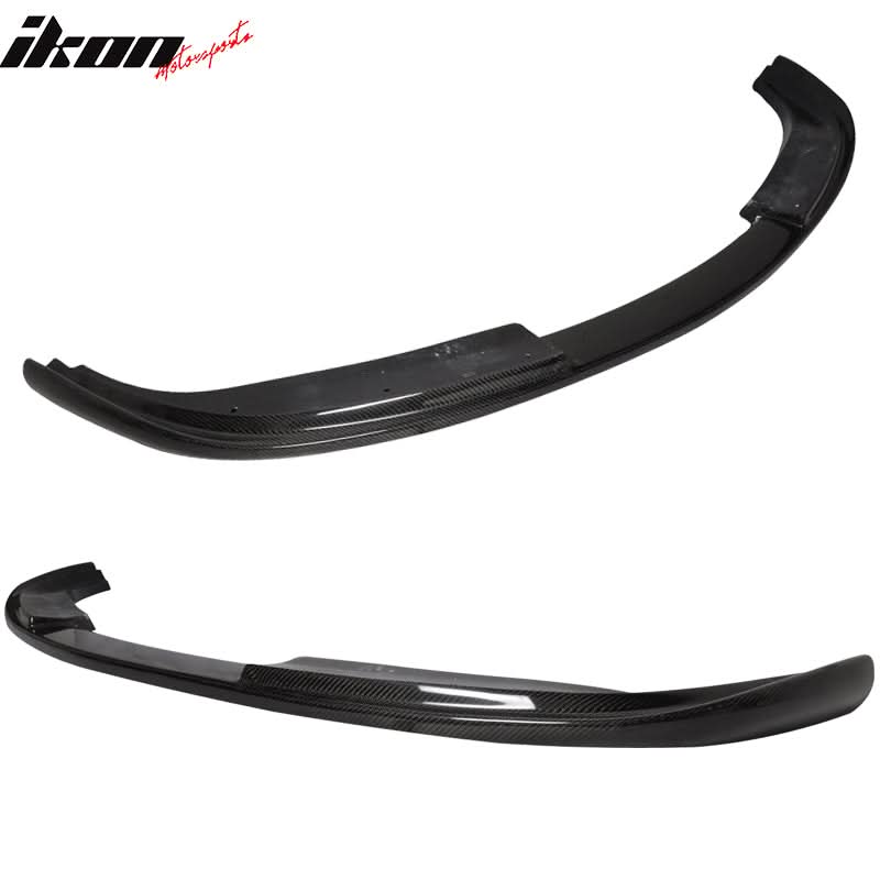 2008-2010 BMW E60 5 Series LCI Front Bumper Lip Matte Carbon Fiber