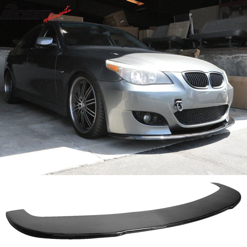 2004-2010 BMW M5 Carbon Fiber Front Bumper Lip Chin Spoiler CF