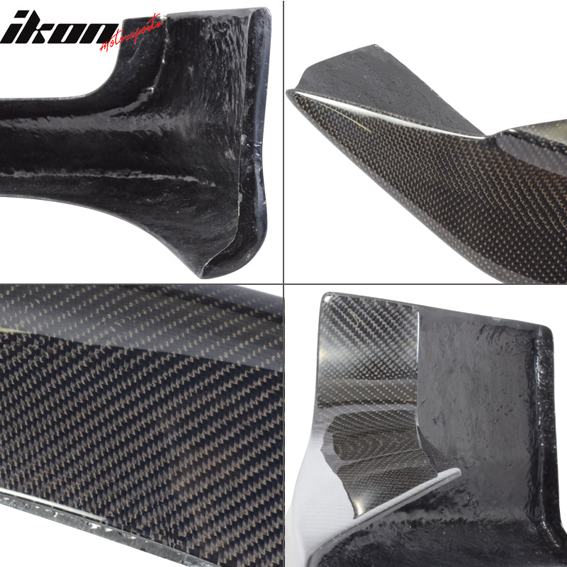 2006-2010 BMW E63 E64 M6 A Style Front Bumper Lip Carbon Fiber CF