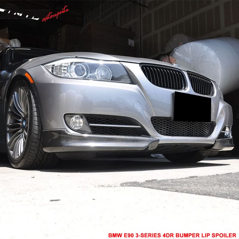 2005-08 BMW E90 3 Series 4DR OEM Style Front Lip Splitter Carbon Fiber