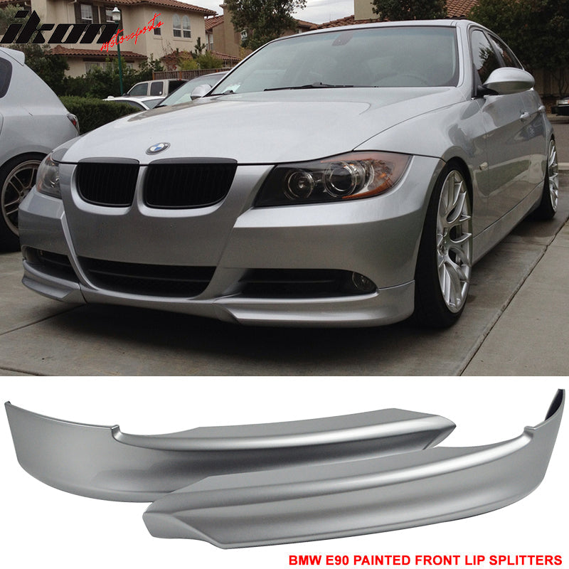 2006-2008 BMW E90 OE Style Front Bumper Splitter Lip Spoiler PP